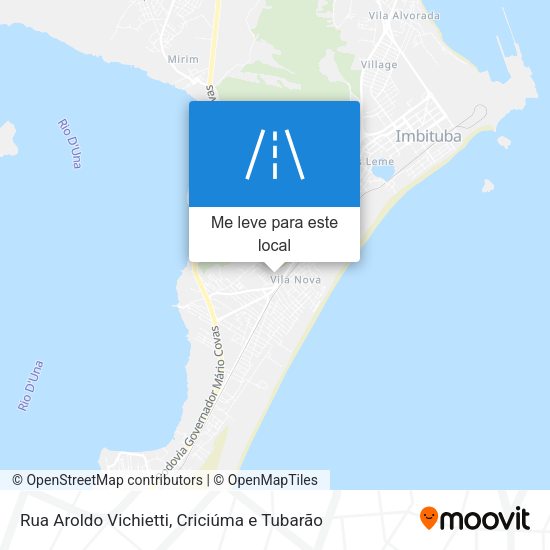 Rua Aroldo Vichietti mapa