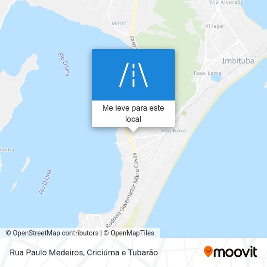 Rua Paulo Medeiros mapa