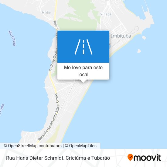 Rua Hans Dieter Schmidt mapa