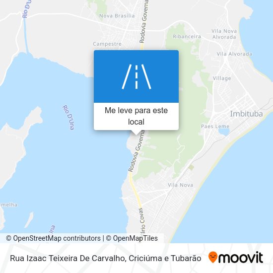 Rua Izaac Teixeira De Carvalho mapa