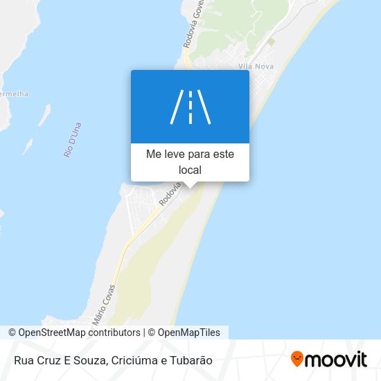 Rua Cruz E Souza mapa