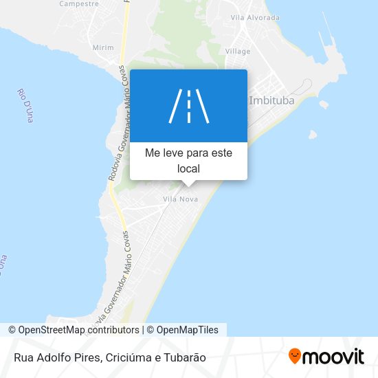 Rua Adolfo Pires mapa