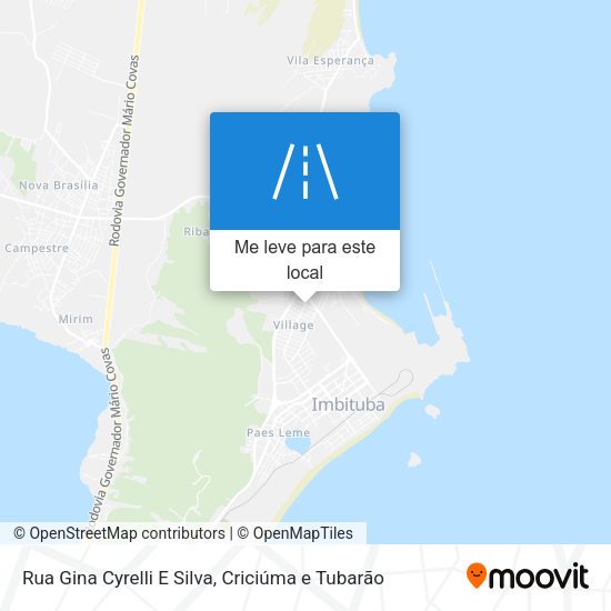 Rua Gina Cyrelli E Silva mapa