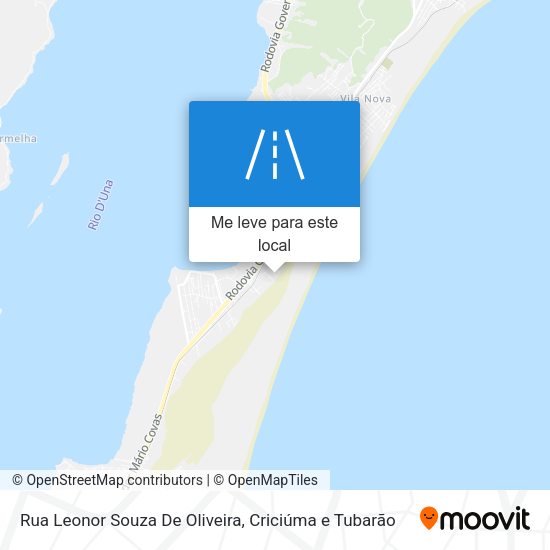 Rua Leonor Souza De Oliveira mapa
