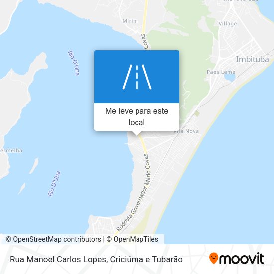 Rua Manoel Carlos Lopes mapa