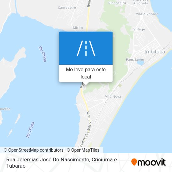 Rua Jeremias José Do Nascimento mapa