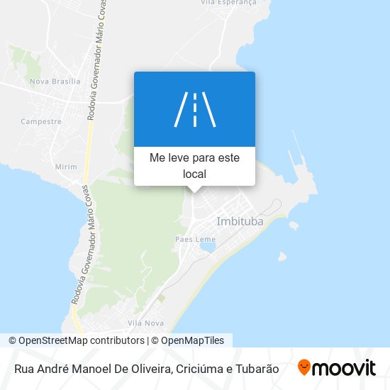 Rua André Manoel De Oliveira mapa