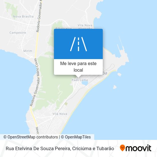 Rua Etelvina De Souza Pereira mapa