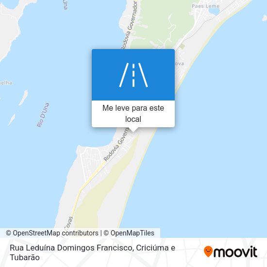 Rua Leduína Domingos Francisco mapa