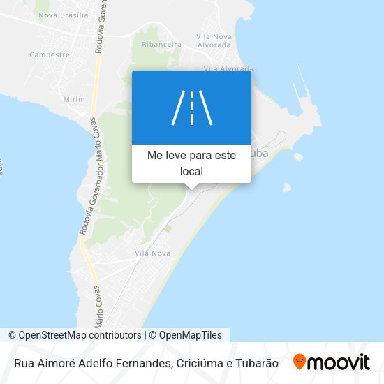 Rua Aimoré Adelfo Fernandes mapa