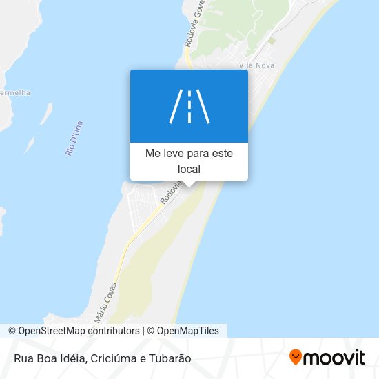 Rua Boa Idéia mapa