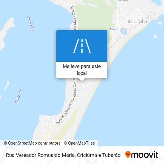 Rua Vereador Romualdo Maria mapa