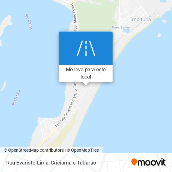 Rua Evaristo Lima mapa