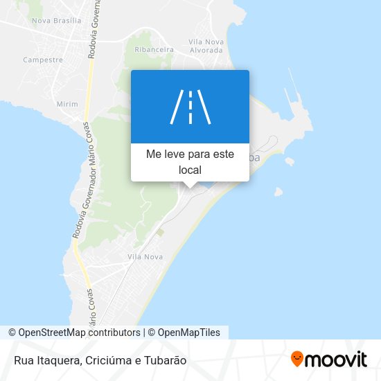 Rua Itaquera mapa