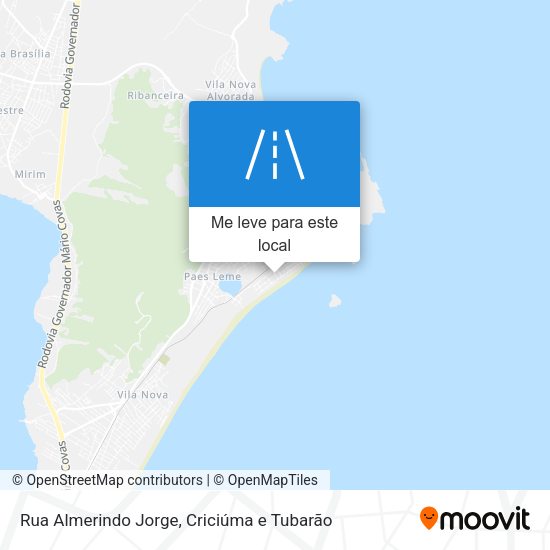 Rua Almerindo Jorge mapa