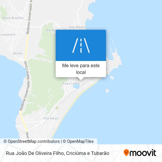Rua João De Oliveira Filho mapa
