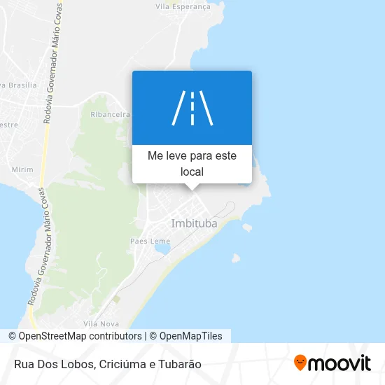 Rua Dos Lobos mapa
