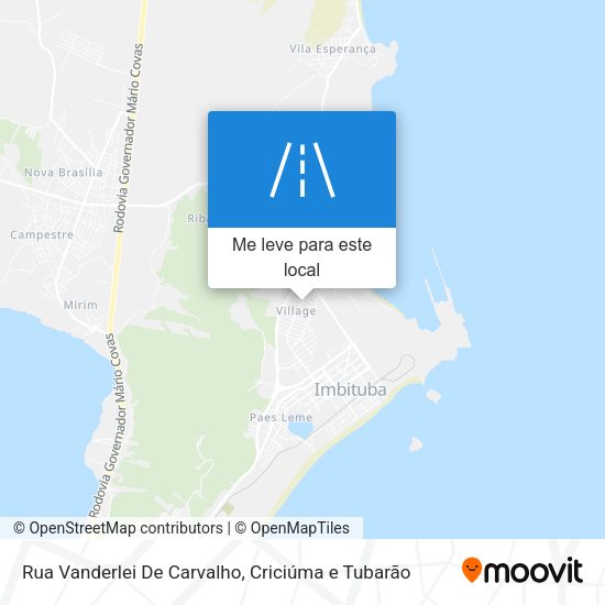 Rua Vanderlei De Carvalho mapa