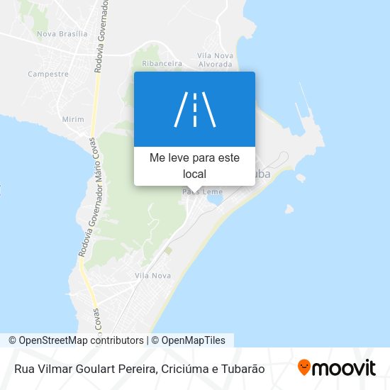 Rua Vilmar Goulart Pereira mapa