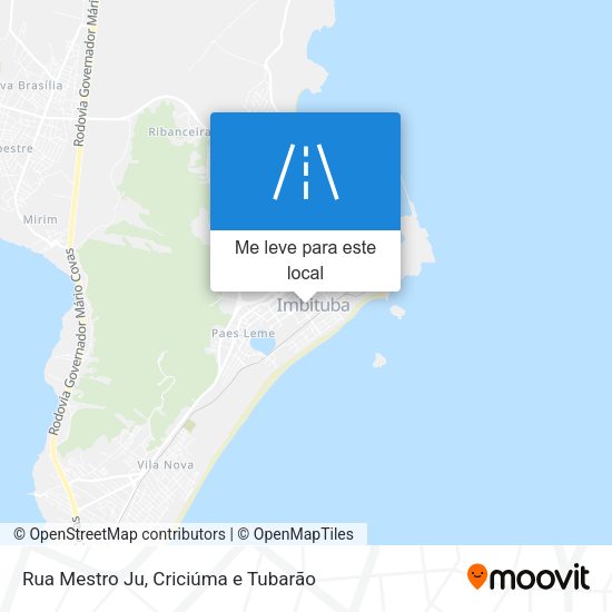 Rua Mestro Ju mapa