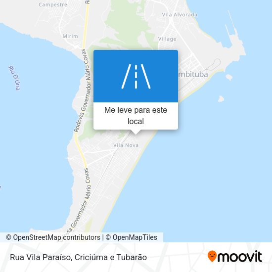 Rua Vila Paraíso mapa