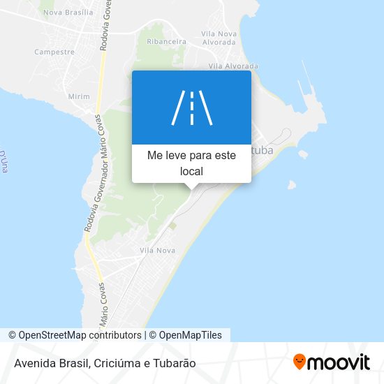 Avenida Brasil mapa