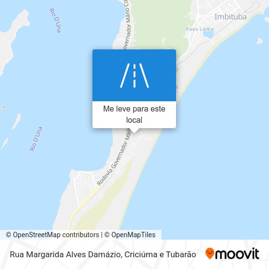 Rua Margarida Alves Damázio mapa