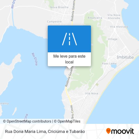 Rua Dona Maria Lima mapa