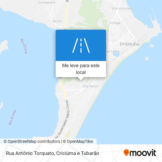 Rua Antônio Torquato mapa