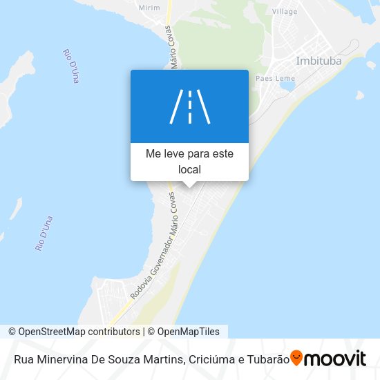 Rua Minervina De Souza Martins mapa