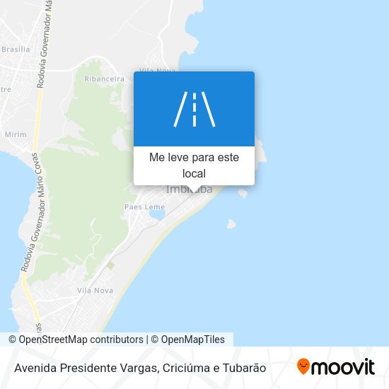 Avenida Presidente Vargas mapa