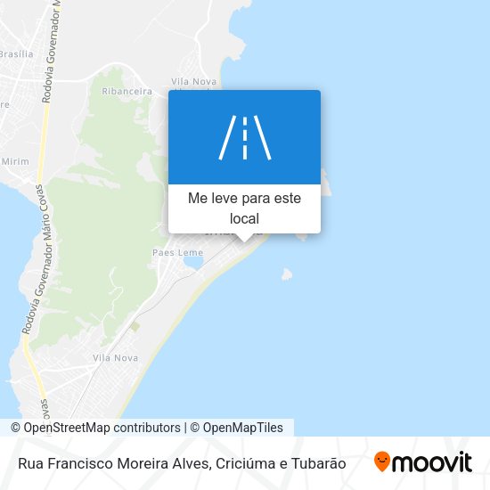 Rua Francisco Moreira Alves mapa