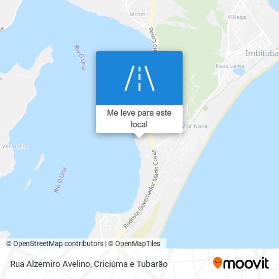 Rua Alzemiro Avelino mapa
