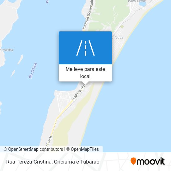 Rua Tereza Cristina mapa