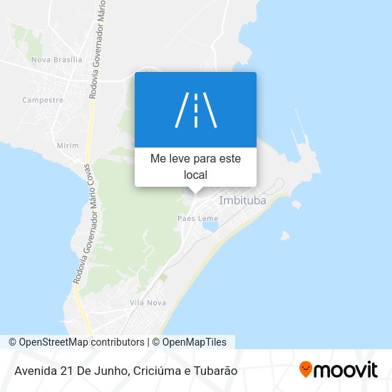 Avenida 21 De Junho mapa