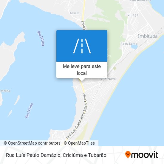 Rua Luís Paulo Damázio mapa