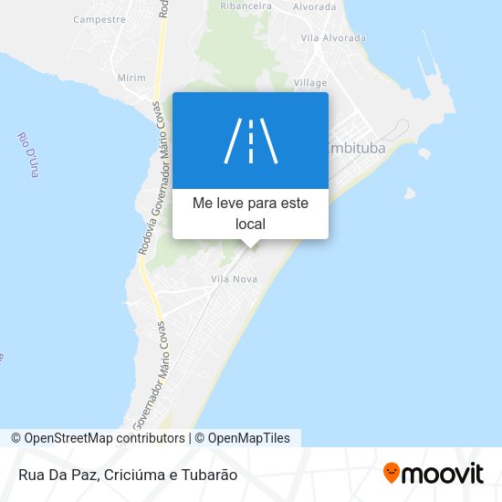 Rua Da Paz mapa