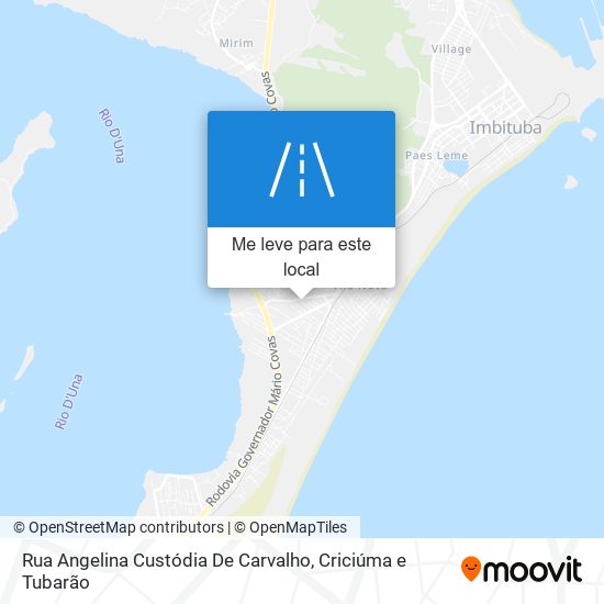 Rua Angelina Custódia De Carvalho mapa
