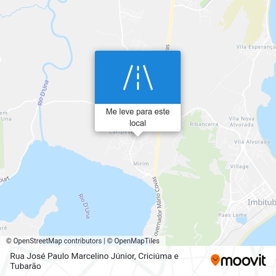 Rua José Paulo Marcelino Júnior mapa