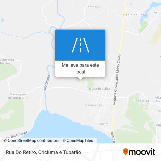 Rua Do Retiro mapa
