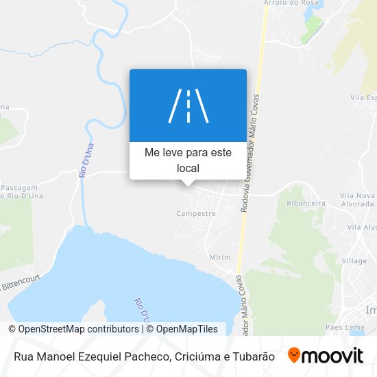 Rua Manoel Ezequiel Pacheco mapa