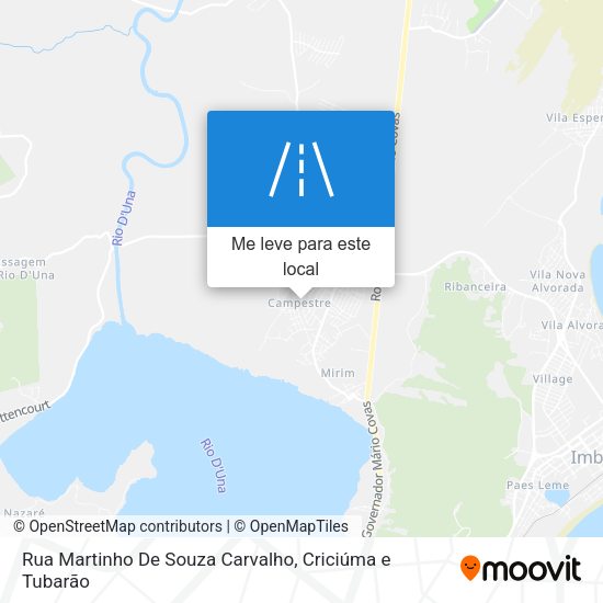 Rua Martinho De Souza Carvalho mapa