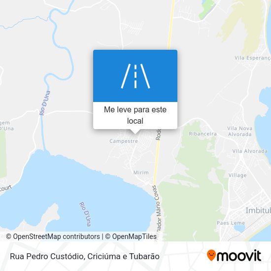 Rua Pedro Custódio mapa