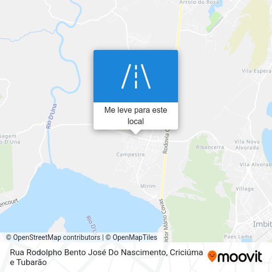 Rua Rodolpho Bento José Do Nascimento mapa