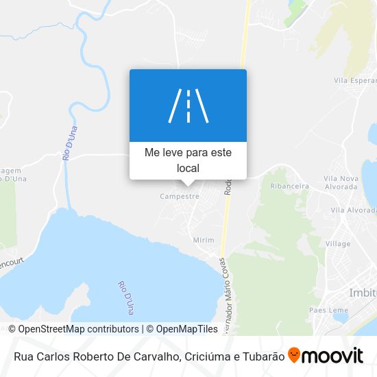 Rua Carlos Roberto De Carvalho mapa