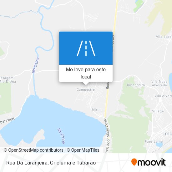 Rua Da Laranjeira mapa
