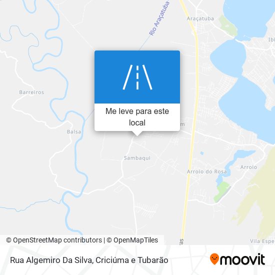 Rua Algemiro Da Silva mapa