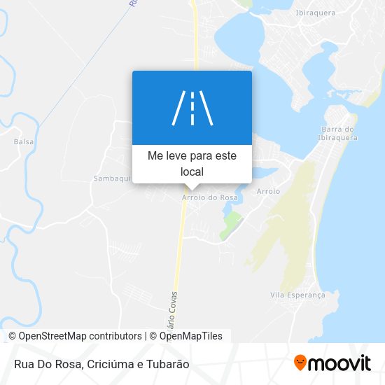 Rua Do Rosa mapa