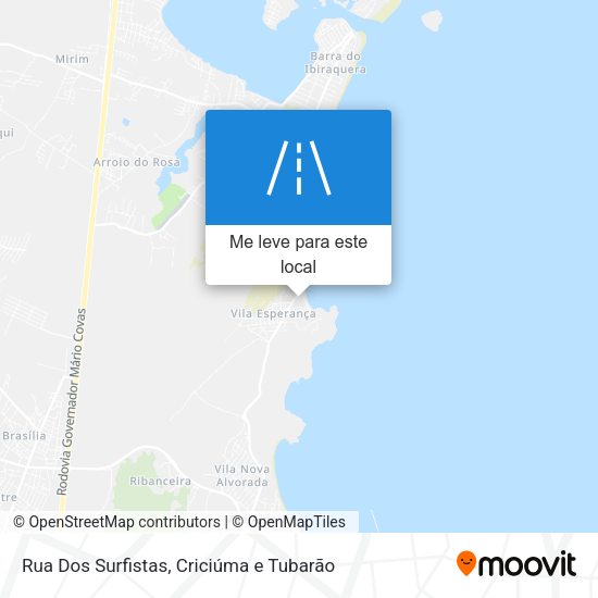 Rua Dos Surfistas mapa