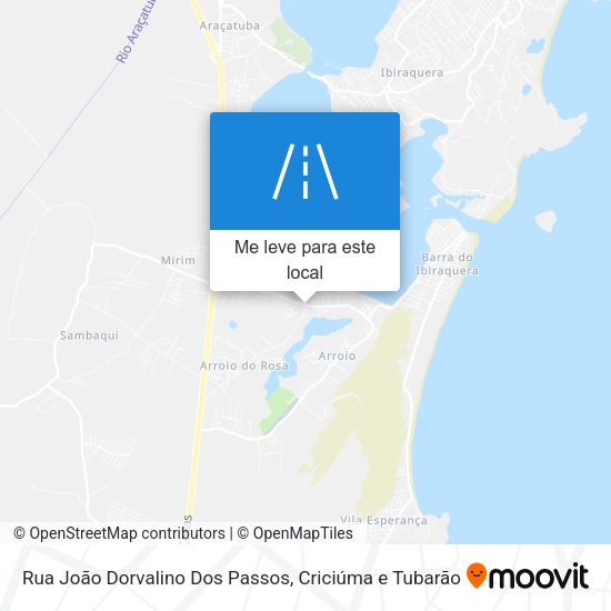 Rua João Dorvalino Dos Passos mapa